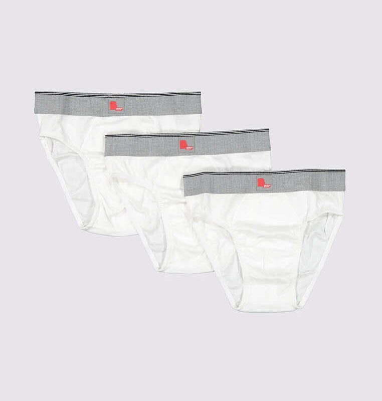 BENCH/ 3-in-1 Pack Hipster Brief - Black/Gray/White