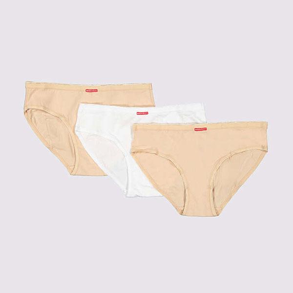 3x Mid Rise Bikini 93% Combed Cotton 7% Spandex - BENCH/ Online Store